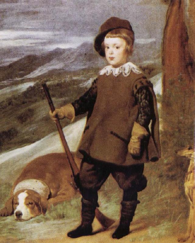 Diego Velazquez Prince Baltasar Carlos in Hunting Dress(detail) oil painting picture